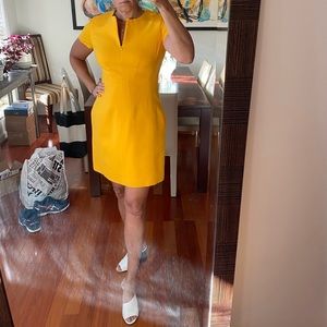 Diane von Furstenberg yellow dress